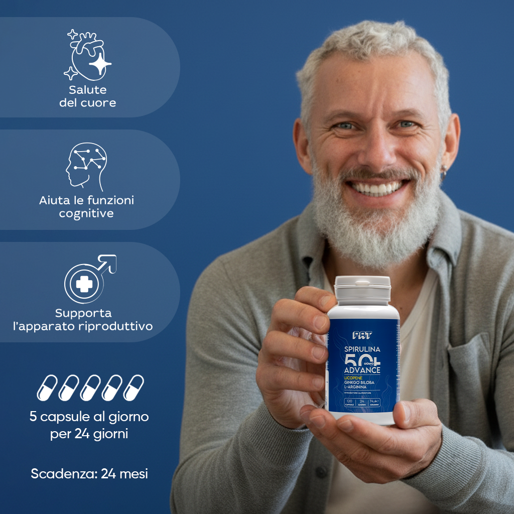 Spirulina Advance 50+ uomo
