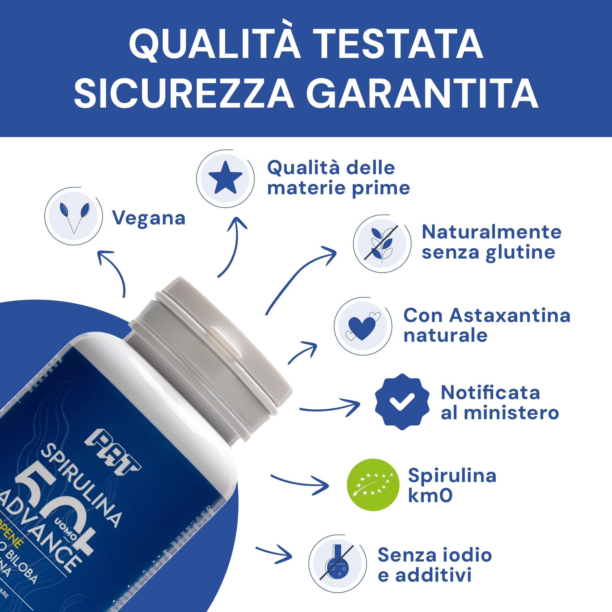 Spirulina Advance 50+ uomo