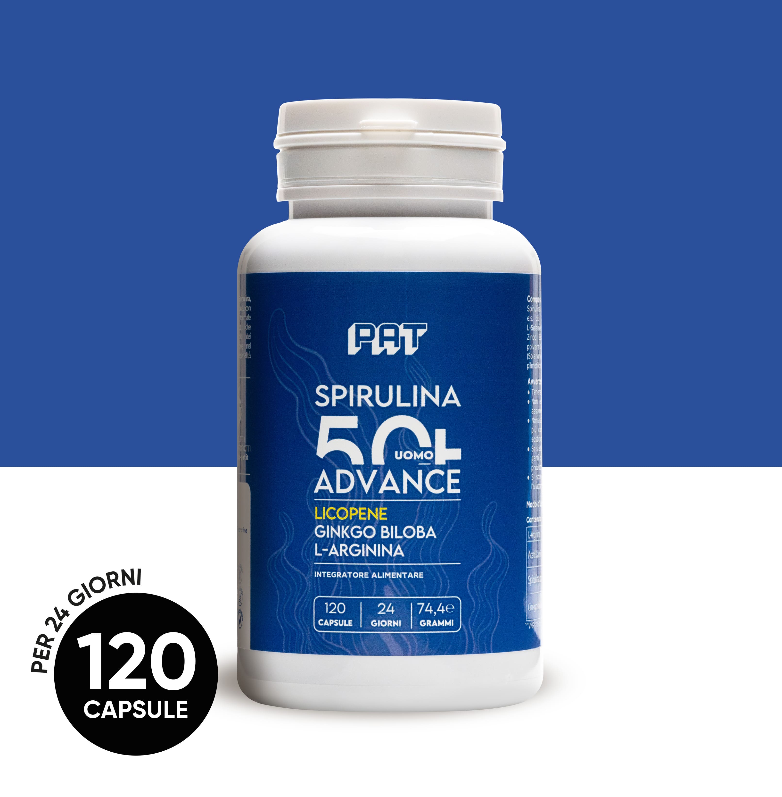 Spirulina Advance 50+ uomo