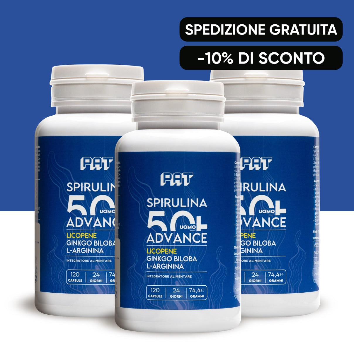 Spirulina Advance 50+ uomo